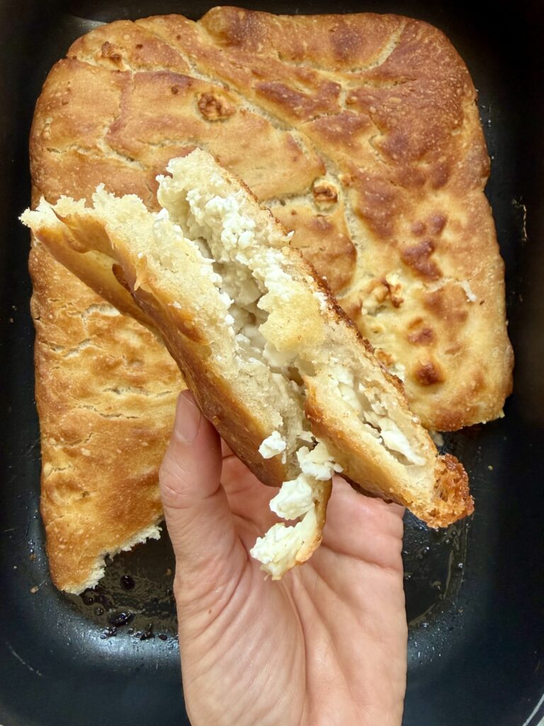 Tyropita cruixent sense amassar (amb feta)
